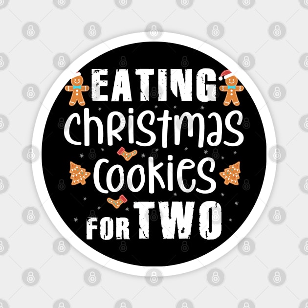 Eating christmas cookies for two Magnet by Riyadkhandaker